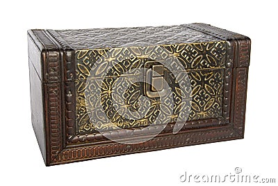 Antique Dresser on Home   Royalty Free Stock Photo  Antique Treasure Chest