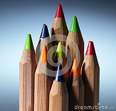 Crayon De Couleur Photo Stock
