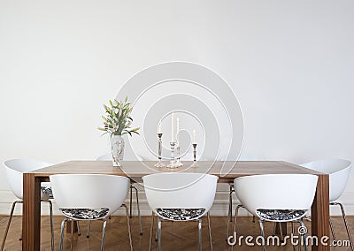 Modern Dining Room on Home   Royalty Free Stock Images  Modern Dining Room