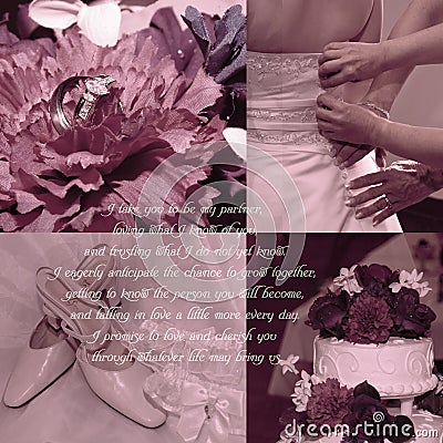 Wedding on Wedding Vows Background  Click Image To Zoom
